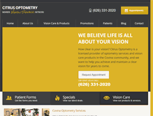 Tablet Screenshot of citrusoptometry.com